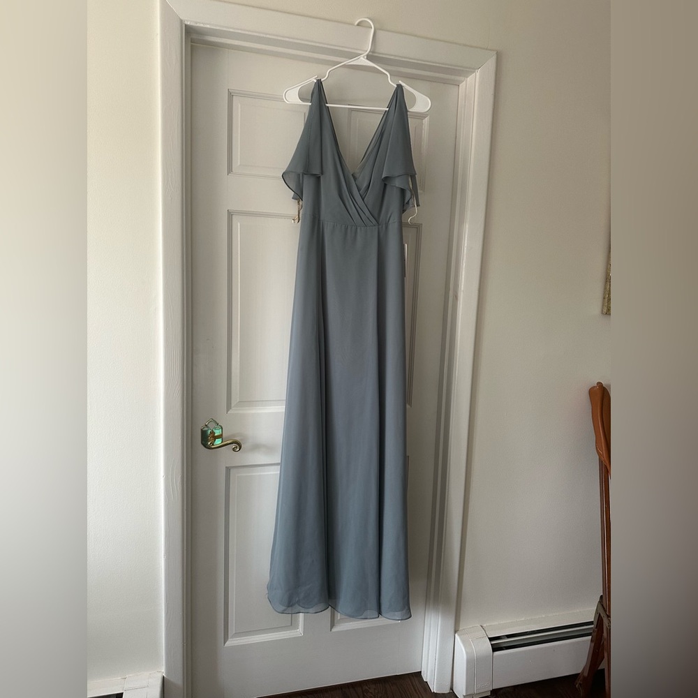Jenny Yoo Dusty Blue Dress